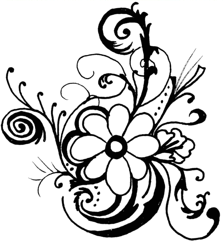 Pin Wedding Flower Clipart - Flower Art Black And White - Free Transparent PNG Clipart Images Download. - Wedding Transparent PNG Free Download