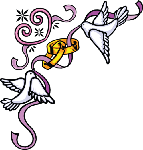 Clipart For Wedding Invitation 101 Clip Art - Happy First Wedding Anniversary Gif - Free Transparent PNG Clipart Images Download. - Wedding Transparent PNG Free Download