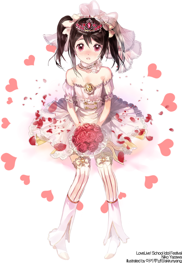 Wedding Dresses - Love Live! Yazawa Nico Wedding Dress Awakening Bride - Free Transparent PNG Clipart Images Download. - Wedding Transparent PNG Free Download