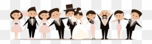 Wedding Party Images Cartoon - Free Transparent PNG Clipart Images Download. - Wedding Transparent PNG Free Download