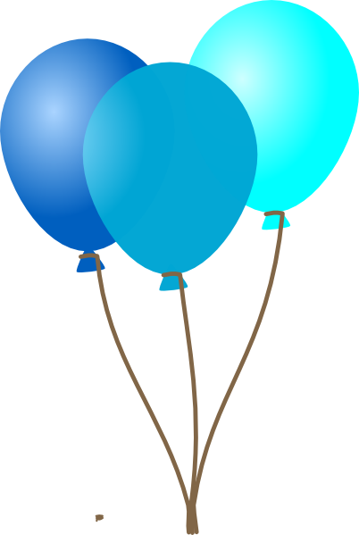 Welcome Back And See You At The Parent Information - Blue Balloons Clip Art - Free Transparent PNG Clipart Images Download. - Wedding Transparent PNG Free Download