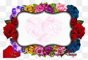 Wedding Cbycgraphicdesign Custom Borders Floral, Creations - Border Designs Flowers Cut Outs - Free Transparent PNG Clipart Images Download. - Wedding Transparent PNG Free Download