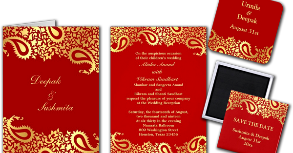 Wedding Cards And Gifts - Paisleys Elegante Indische Hochzeit Gefaltete Grußkarte Transparent PNG - 600x314 - Free Download on - Wedding Transparent PNG Free Download