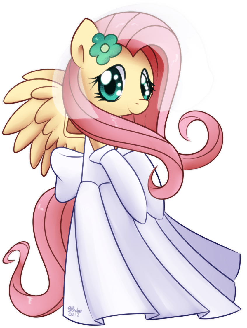 My Little Pony Fluttershy Wedding Dress, HD Png Download - Wedding Transparent PNG Free Download