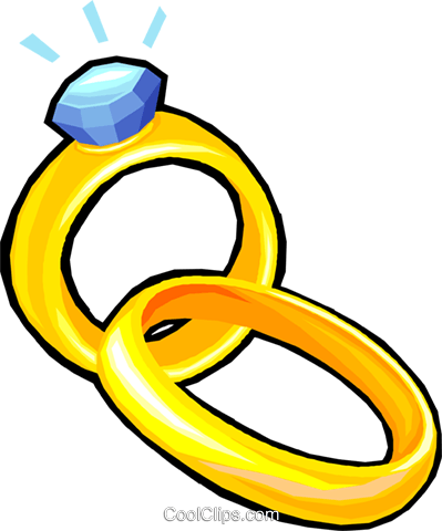 Wedding Rings Royalty Free Vector Clip Art Illustration - Illustration - Free Transparent PNG Clipart Images Download. - Wedding Transparent PNG Free Download