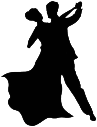 Wedding Invitation Shoppe - Silhouette Of Ballroom Dancers - Free Transparent PNG Clipart Images Download. - Wedding Transparent PNG Free Download