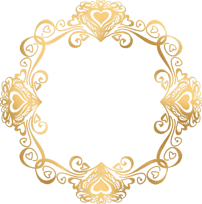 Gold Picture Frames, Pictures, Clip Art, Oval Frame, - Wedding Invitation Gold Border - Free Transparent PNG Clipart Images Download. - Wedding Transparent PNG Free Download