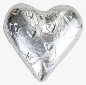 Silver Foiled Milk Chocolate Heart Wedding Favours - Foiled Milk Chocolate Transparent PNG - 600x600 - Free Download on - Wedding Transparent PNG Free Download