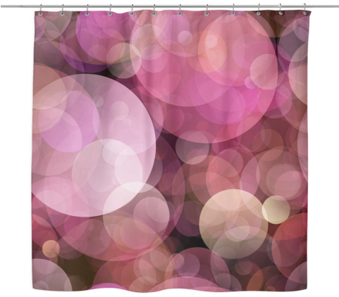 Colorful Bubbles Shower Curtain - Abstrakte Bokeh Rosa Lila Liebe Wedding Einladung Transparent PNG - 480x480 - Free Download on - Wedding Transparent PNG Free Download