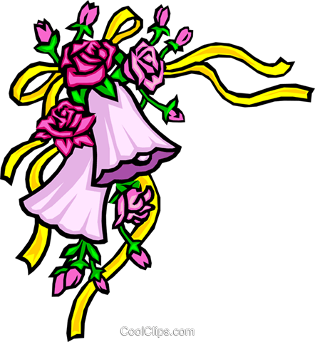 Wedding Bells Royalty Free Vector Clip Art Illustration - Wedding Bells Clip Art - Free Transparent PNG Clipart Images Download. - Wedding Transparent PNG Free Download