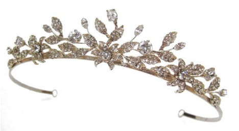 Flowers Of The Forest Gold Bridal Headband Hairband - Headband Transparent PNG - 467x426 - Free Download on - Wedding Transparent PNG Free Download