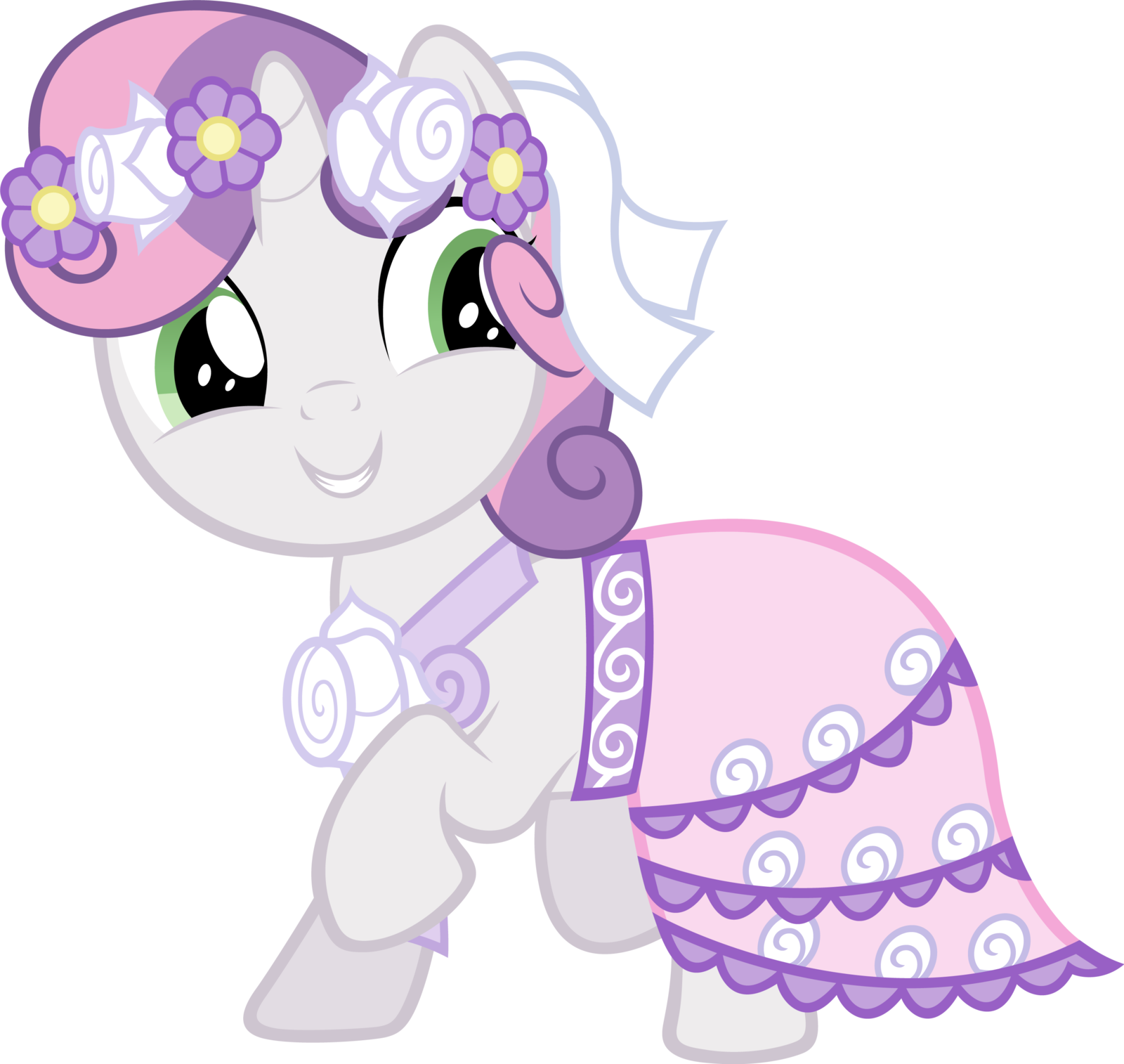 Sweetie Belle Wedding Dress - My Little Pony Sweetie Belle Transparent PNG - 1600x1514 - Free Download on - Wedding Transparent PNG Free Download