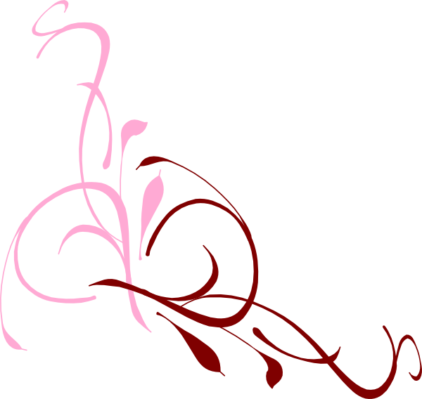 8 Best Images Of Pink Wedding Floral Corner Borders - Pink Floral Swirl Vector - Free Transparent PNG Clipart Images Download. - Wedding Transparent PNG Free Download