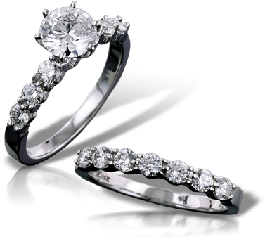 Brand Name Designer Jewelry In Roseburg, - Allison Kaufman Wedding Bands Transparent PNG - 480x430 - Free Download on - Wedding Transparent PNG Free Download