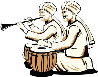 Home Music 4 Indian Wedding - Indian Wedding Shehnai Png - Free Transparent PNG Clipart Images Download. - Wedding Transparent PNG Free Download