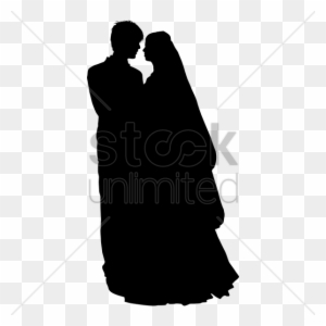 Wedding Coule Outline Clipart Wedding Silhouette Clip - Siluet Wedding Couple Muslim - Free Transparent PNG Clipart Images Download. - Wedding Transparent PNG Free Download