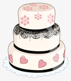Bakery Cake Cartoon, HD Png Download - Wedding Transparent PNG Free Download