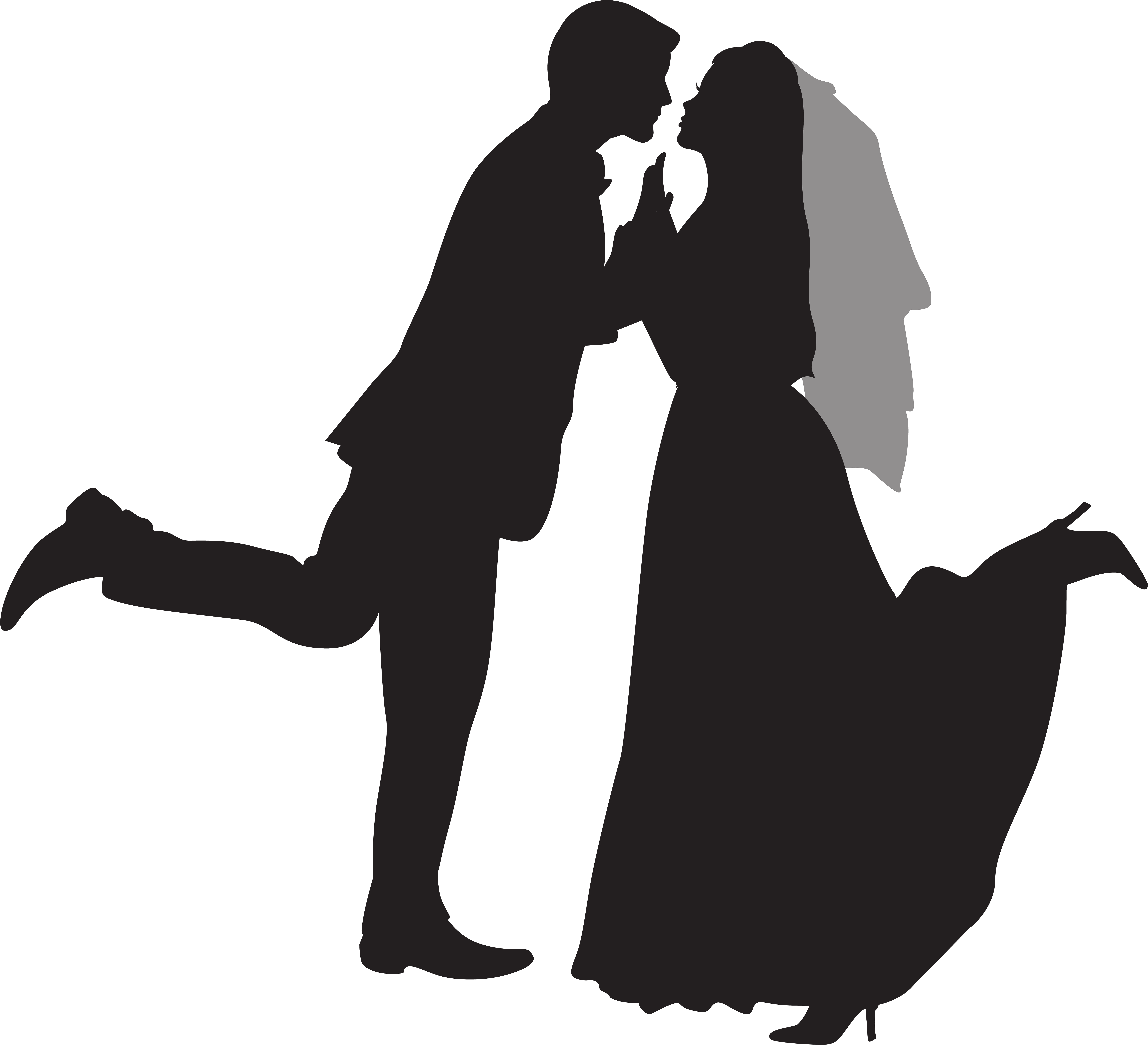 Silhouette Wedding Png Clip Art Gallery Yopriceville Transparent PNG - 7958x7242 - Free Download on - Wedding Transparent PNG Free Download
