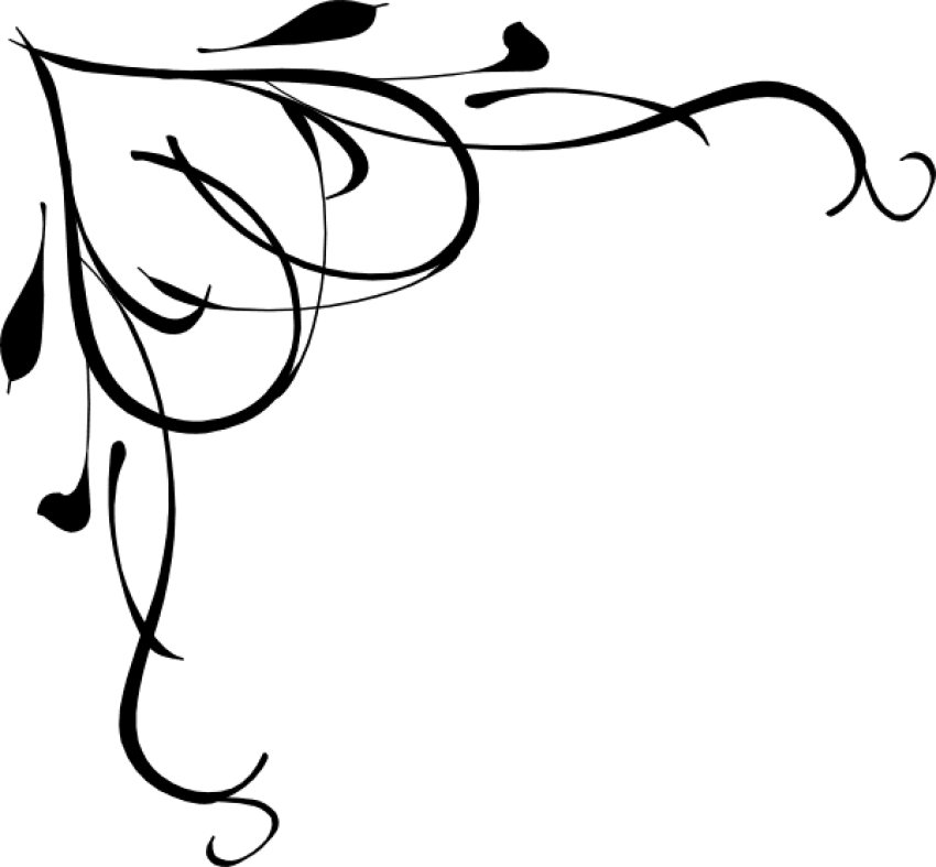 Free Png Victorian Arabesque Png Image With Transparent - Wedding Corner Border Png - Free Transparent PNG Clipart Images Download. - Wedding Transparent PNG Free Download