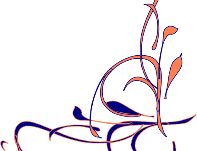 Navy Clipart Coral Anchor - Wedding Border Design Png - Free Transparent PNG Clipart Images Download. - Wedding Transparent PNG Free Download