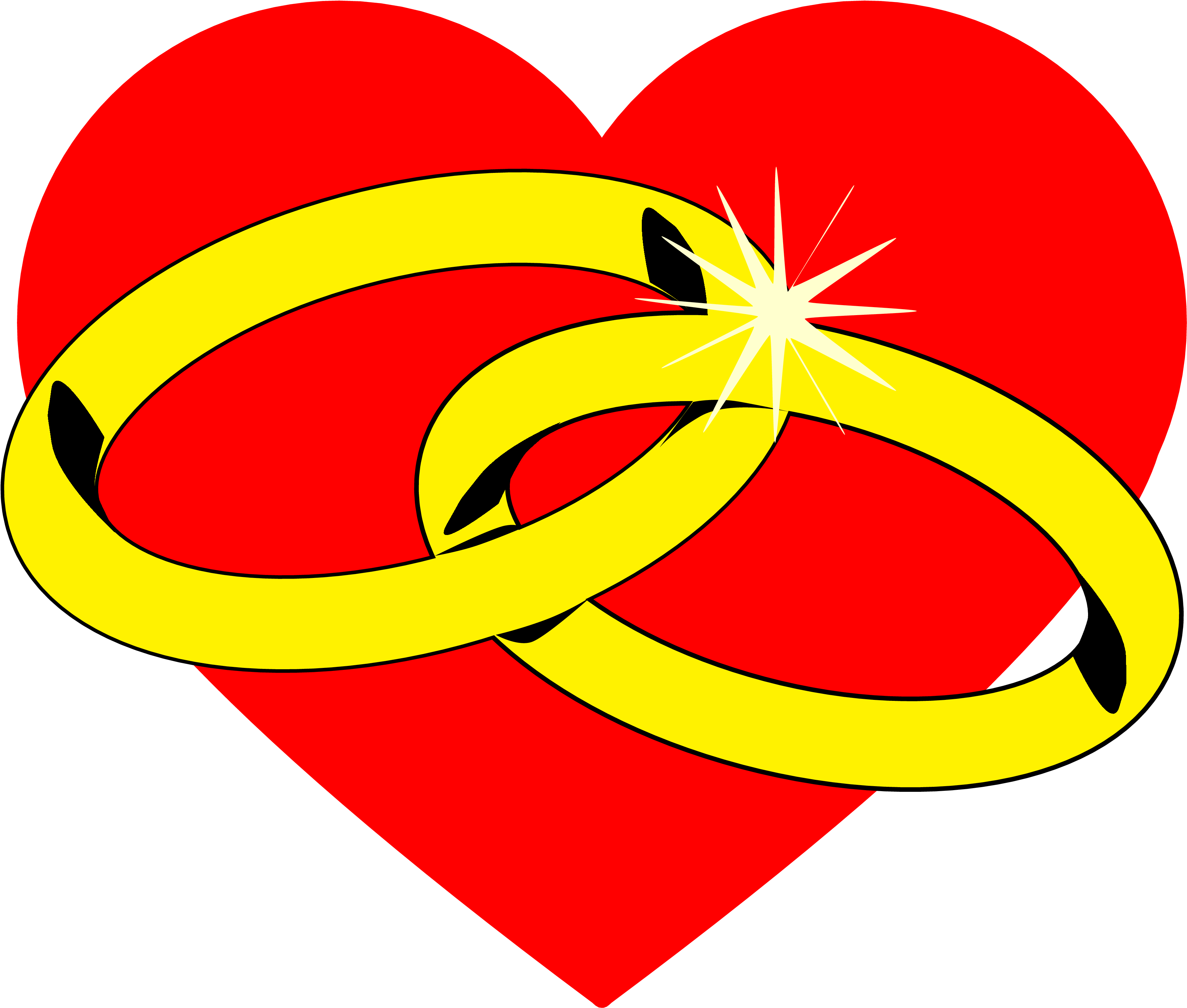 Wedding Rings Clip Art Free Clipart Panda - Wedding Rings Heart Clipart - Free Transparent PNG Clipart Images Download. - Wedding Transparent PNG Free Download