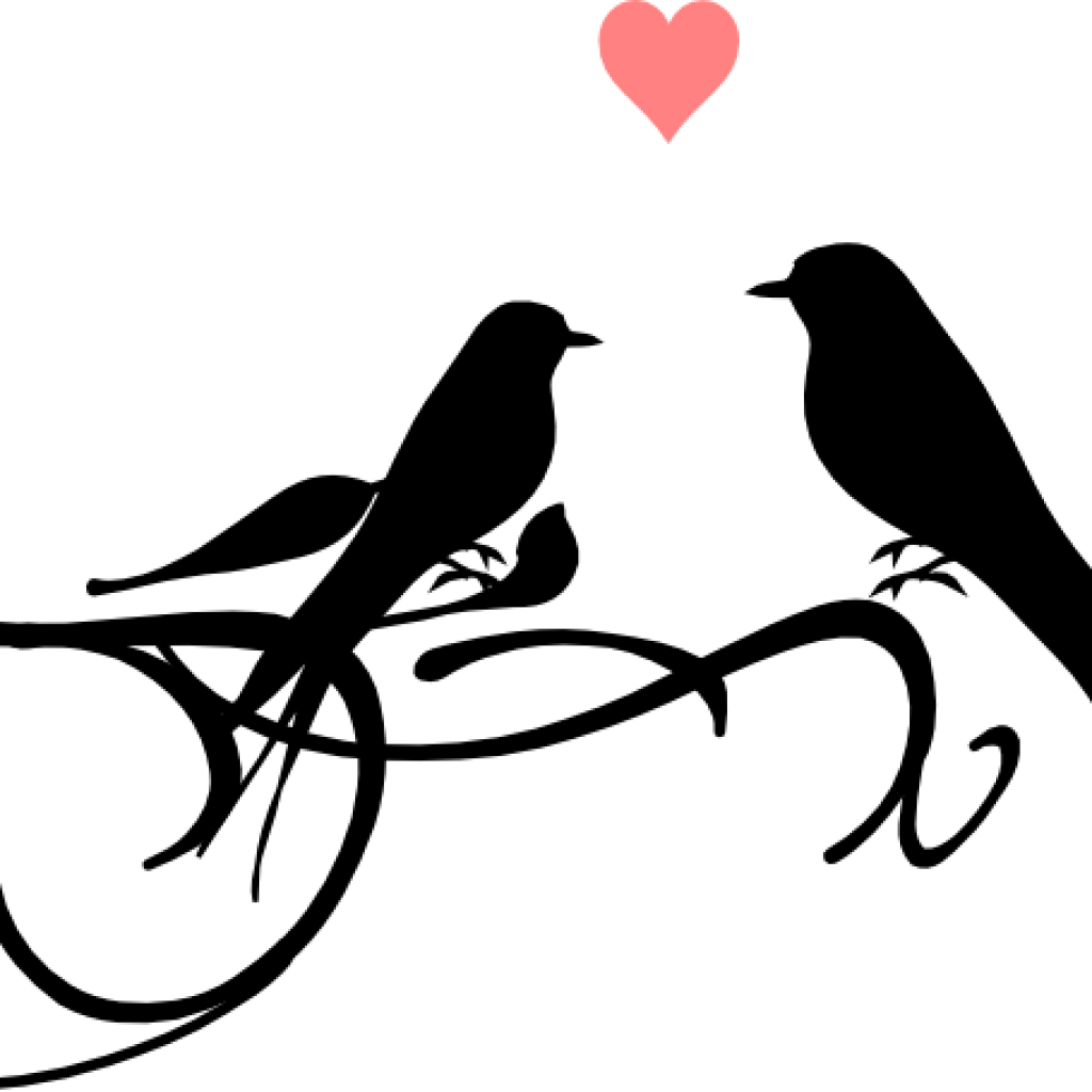 Love Birds Clipart Love Birds Clip Art At Clker Vector - Wedding Picture Symbols - Free Transparent PNG Clipart Images Download. - Wedding Transparent PNG Free Download