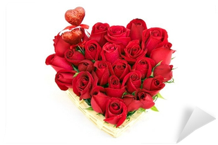 Love Heart Shape Red Roses Gift Bouquet For Valentine - Love - Free Transparent PNG Clipart Images Download. - Wedding Transparent PNG Free Download