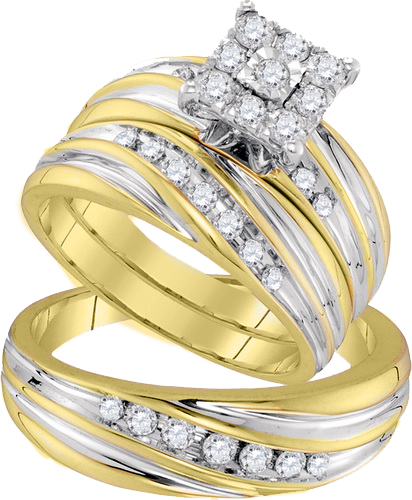 Png Wedding Rings - Diamond Wedding Rings Png Transparent PNG - 412x500 - Free Download on - Wedding Transparent PNG Free Download