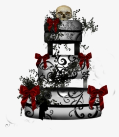 Gothic Wedding Cake, HD Png Download - Wedding Transparent PNG Free Download