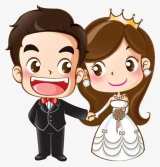 Hand Drawn Cartoon Groom Bride Decoration Vector - Cartoon Wedding Transparent PNG - 1024x846 - Free Download on - Wedding Transparent PNG Free Download