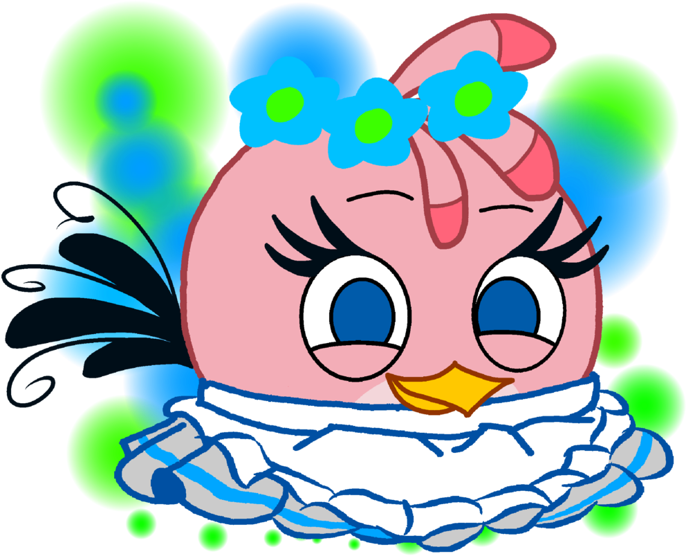 Angry Birds Stella Wedding Dress By Fanvideogames Angry - Angry Birds Stella - Free Transparent PNG Clipart Images Download. - Wedding Transparent PNG Free Download