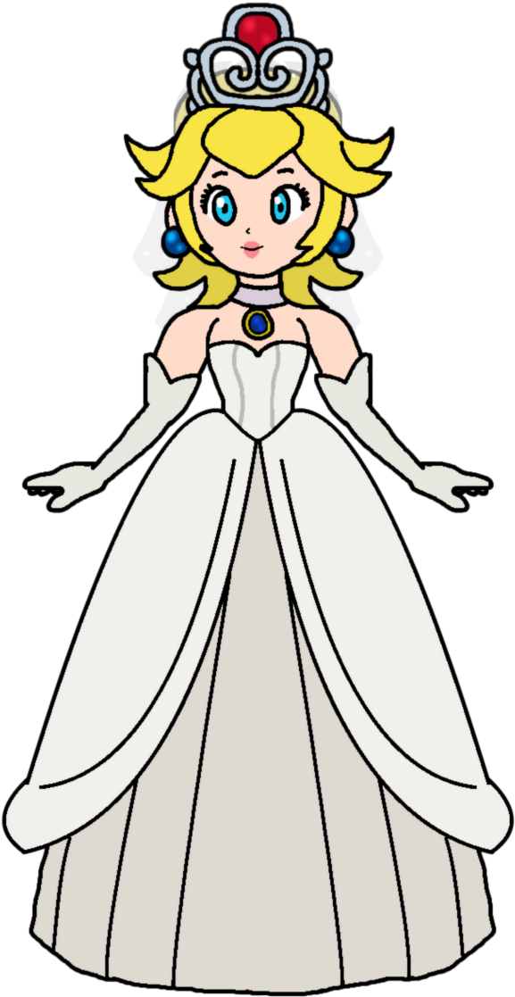 Odyssey Wedding Dress By Katlime - Amiibo Peach Mario Odyssey - Free Transparent PNG Clipart Images Download. - Wedding Transparent PNG Free Download