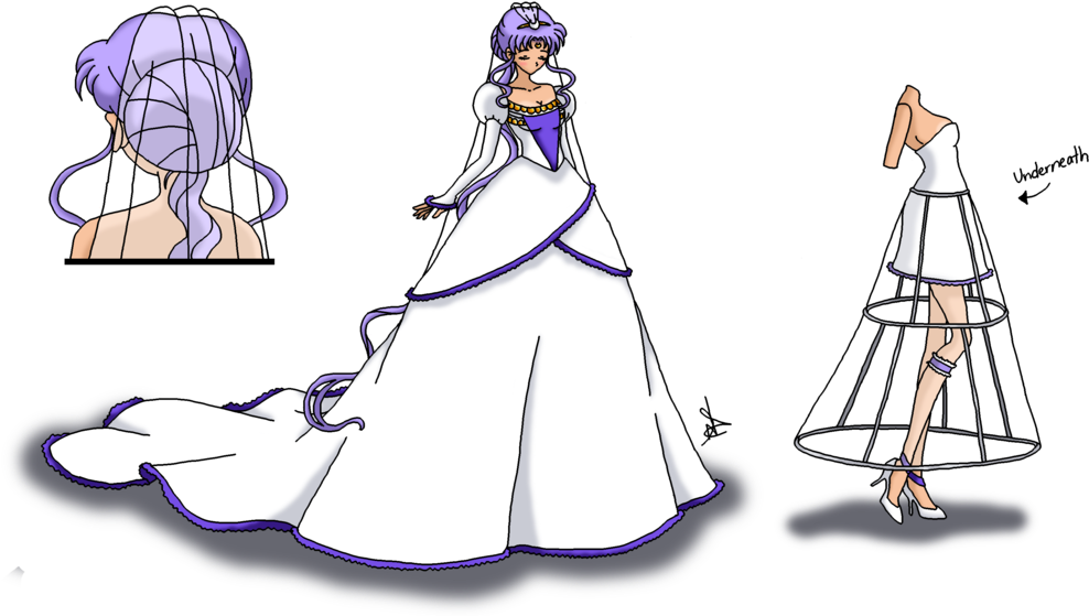 Kousagi's Wedding Dress By Nads6969 - Wedding Dress - Free Transparent PNG Clipart Images Download. - Wedding Transparent PNG Free Download