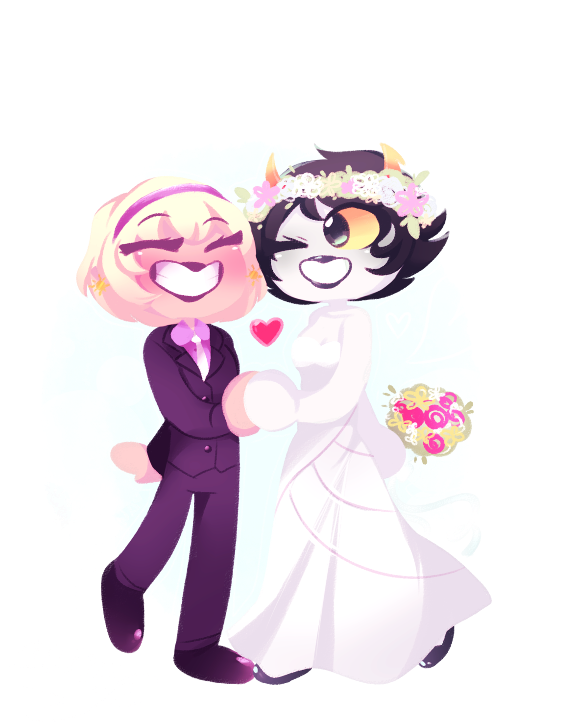 Happy Rosemary Wedding Anniversary Png Rainbow Flower - Cartoon Transparent PNG - 1280x1655 - Free Download on - Wedding Transparent PNG Free Download