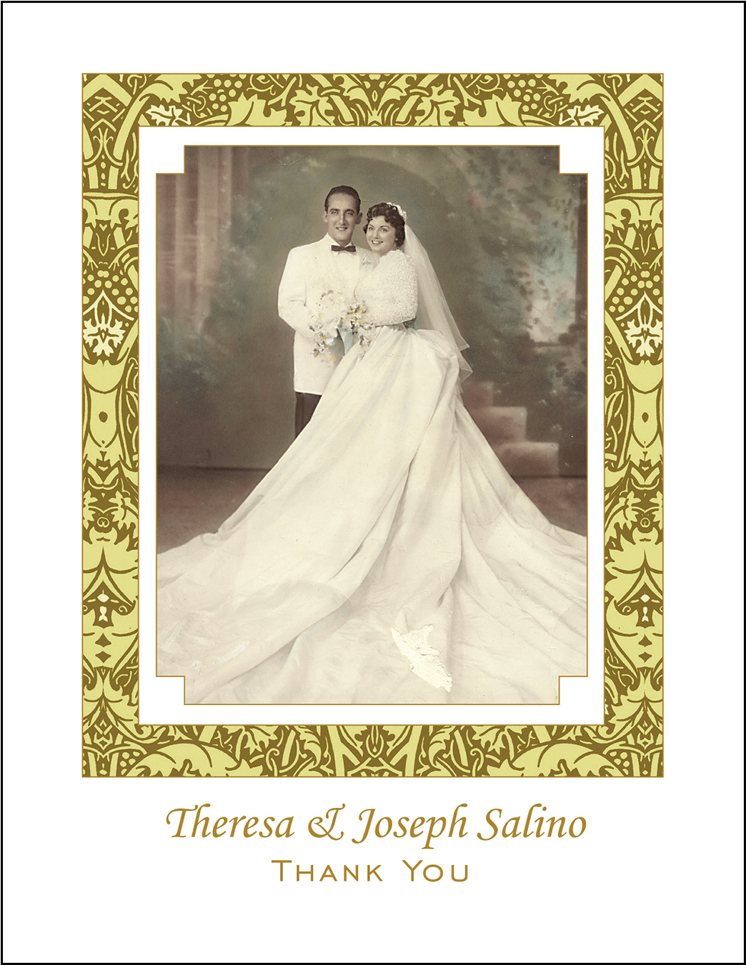 Cover Of Thank You Card For 50th Wedding Anniversary - 50th Wedding Anniversary Invitations Transparent PNG - 1660x1660 - Free Download on - Wedding Transparent PNG Free Download
