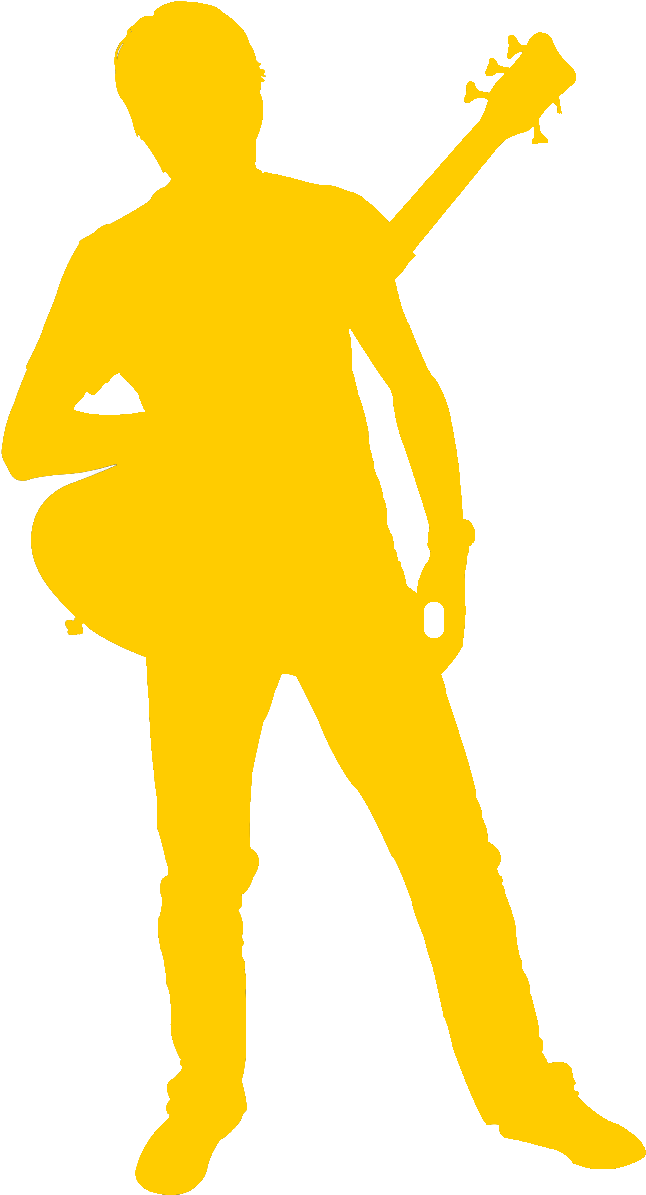 Live Music Acts - Royalty Free Silhouette Of Guitar Transparent PNG - 669x1201 - Free Download on - Wedding Transparent PNG Free Download