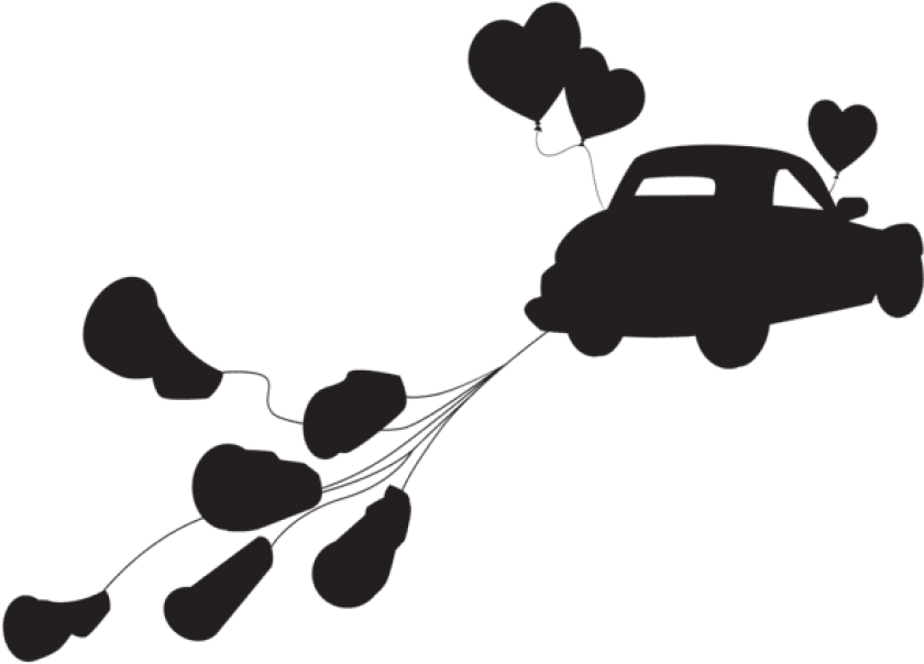 Free Png Wedding Car Just Married Silhouette Png Png - Just Married Car Png Transparent PNG - 850x612 - Free Download on - Wedding Transparent PNG Free Download