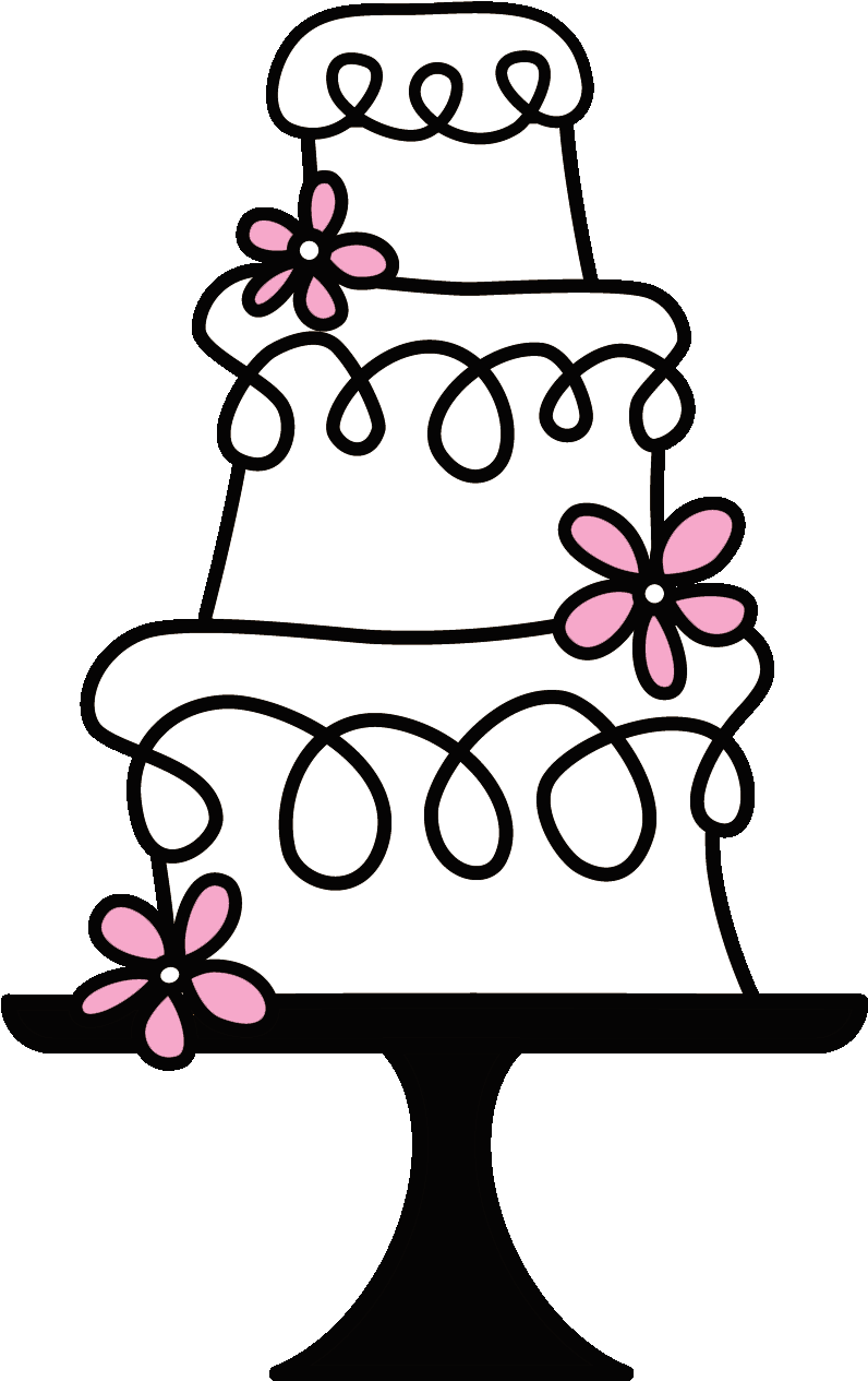 Wedding Cake Clipart Transparent - Wedding Cake Logo Png - Free Transparent PNG Clipart Images Download. - Wedding Transparent PNG Free Download