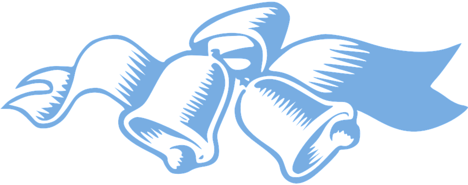 Christian Funeral Cliparts 14, - Blue Wedding Bells Png - Free Transparent PNG Clipart Images Download. - Wedding Transparent PNG Free Download