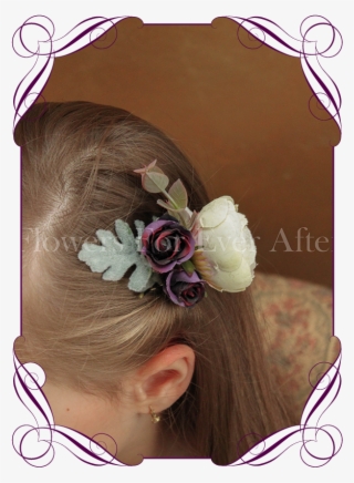 Silk Artificial Boho Rustic Wedding Hair Floral Comb - Tropical Floral Headpiece Transparent PNG - 608x822 - Free Download on - Wedding Transparent PNG Free Download
