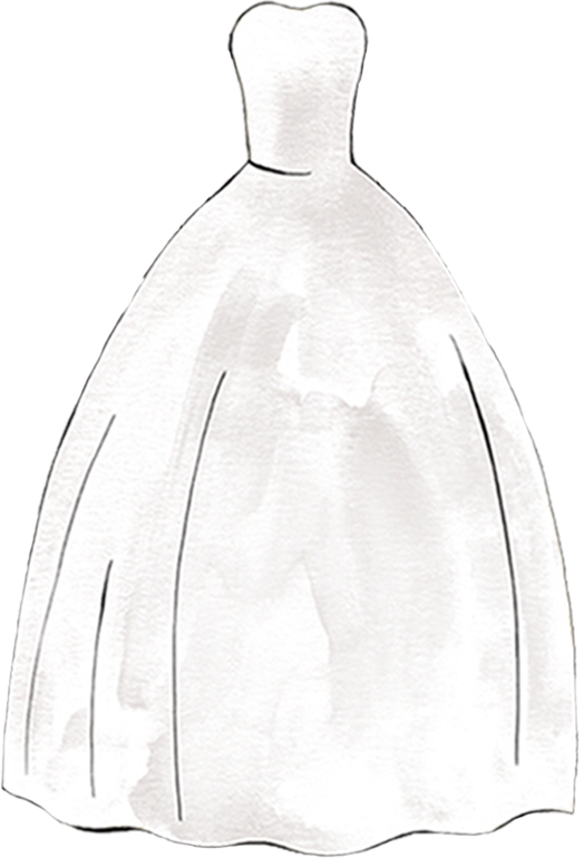 Wedding Dress Styles & Shapes - Ball Gown Wedding Dress Silhouette Transparent PNG - 524x770 - Free Download on - Wedding Transparent PNG Free Download