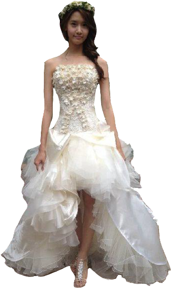 Dress Png, Im Yoona, Just Married, Wedding Dresses - Girl Wedding Dress Png Transparent PNG - 500x667 - Free Download on - Wedding Transparent PNG Free Download