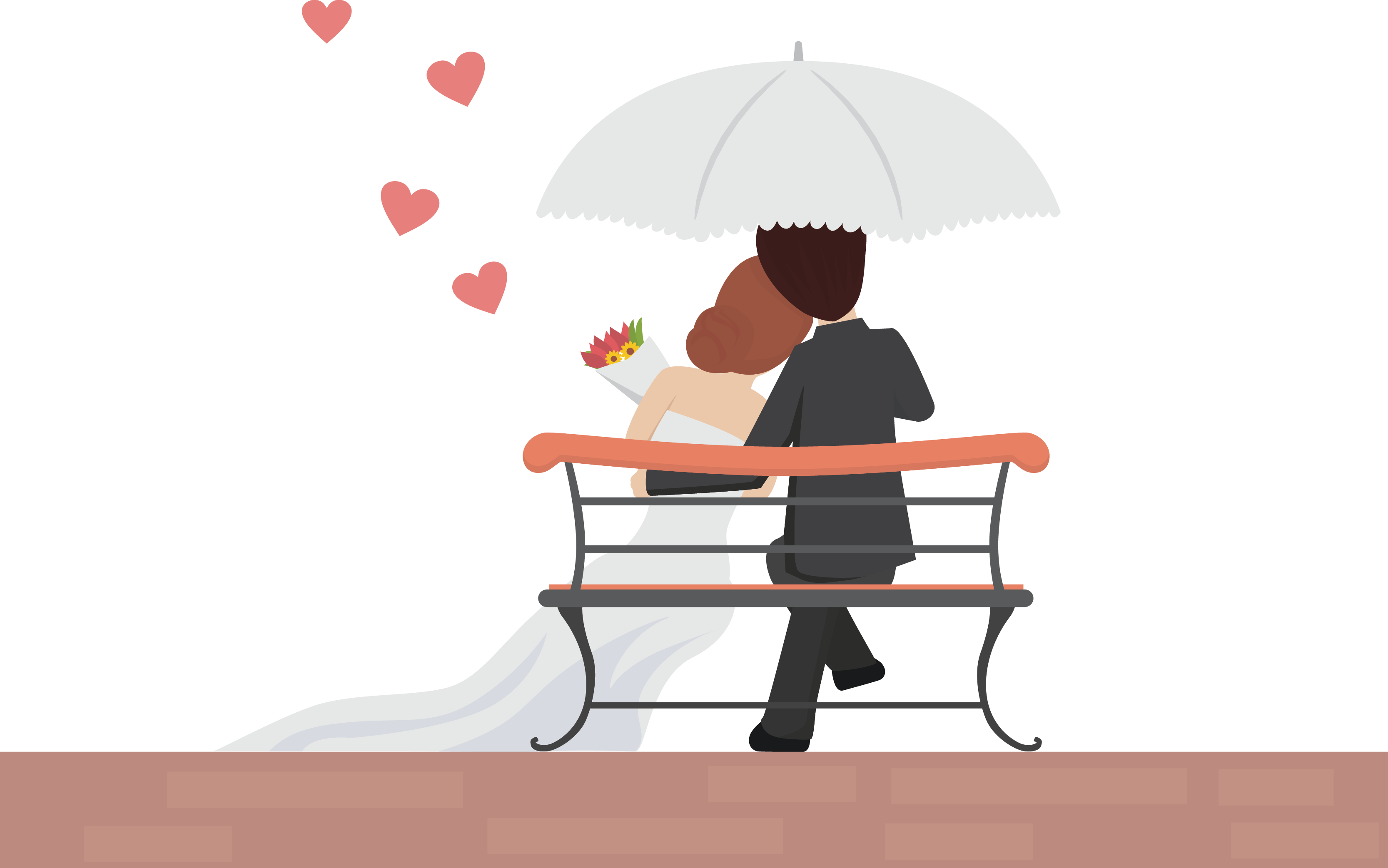 Wedding Couple Cartoon Images - Good Morning Purusha Transparent PNG - 3333x2085 - Free Download on - Wedding Transparent PNG Free Download