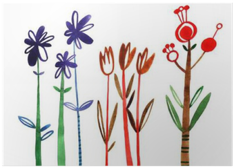 Colorful Floral Collection With Leaves And Flowers, - Watercolor Painting Transparent PNG - 400x400 - Free Download on - Wedding Transparent PNG Free Download