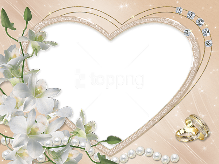 Free Png Best Stock Photos Heart Wedding Flower Transparent - Fondo De Boda Png Transparent PNG - 850x638 - Free Download on - Wedding Transparent PNG Free Download