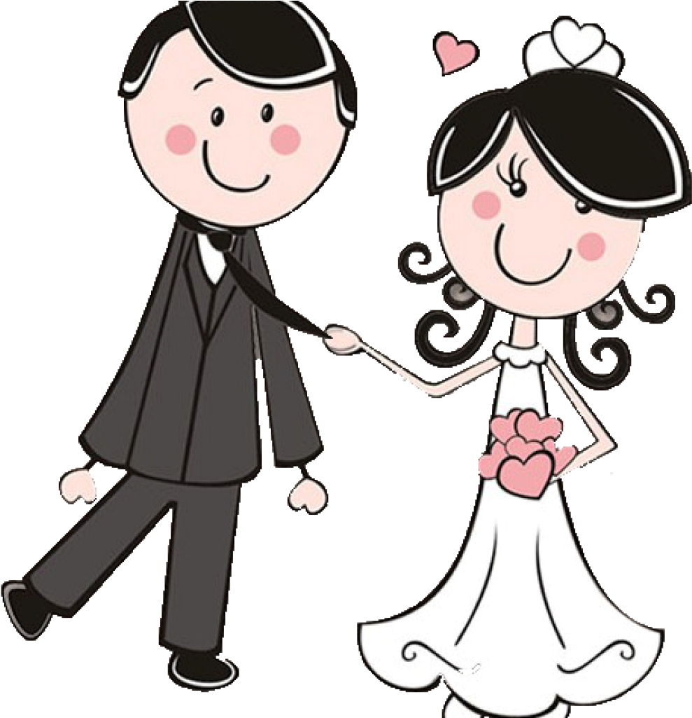 Bride Clipart Dibujos Clipart Digi Stamps Wedding Novios - Bride And Groom Clipart - Free Transparent PNG Clipart Images Download. - Wedding Transparent PNG Free Download