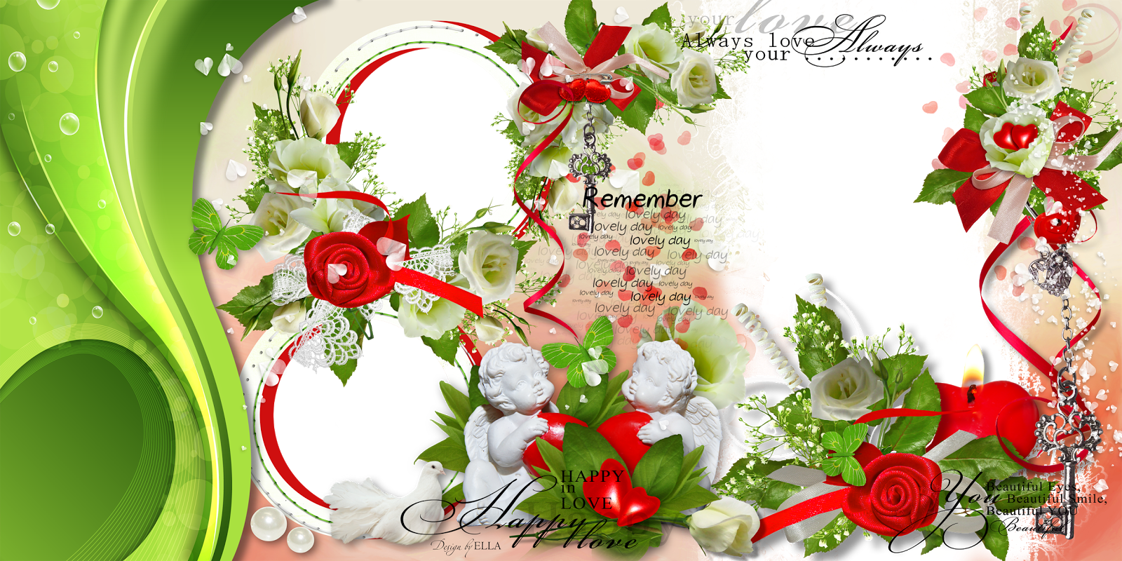 Wedding Love Frame Photoshop Png - Garden Roses Transparent PNG - 1600x800 - Free Download on - Wedding Transparent PNG Free Download