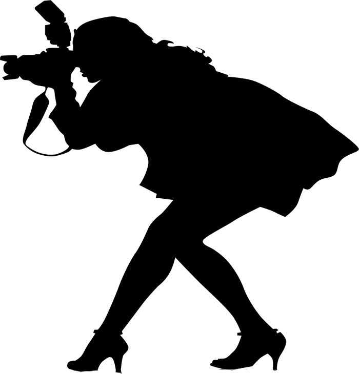 Kolmega Productions Wedding Photography - Female Photographer Silhouette - Free Transparent PNG Clipart Images Download. - Wedding Transparent PNG Free Download