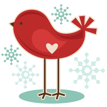 Winter Bird Svg Cutting File Free Svg Cuts Christmas - Christmas Birds Clip Art - Free Transparent PNG Clipart Images Download. - Winter Transparent PNG Free Download