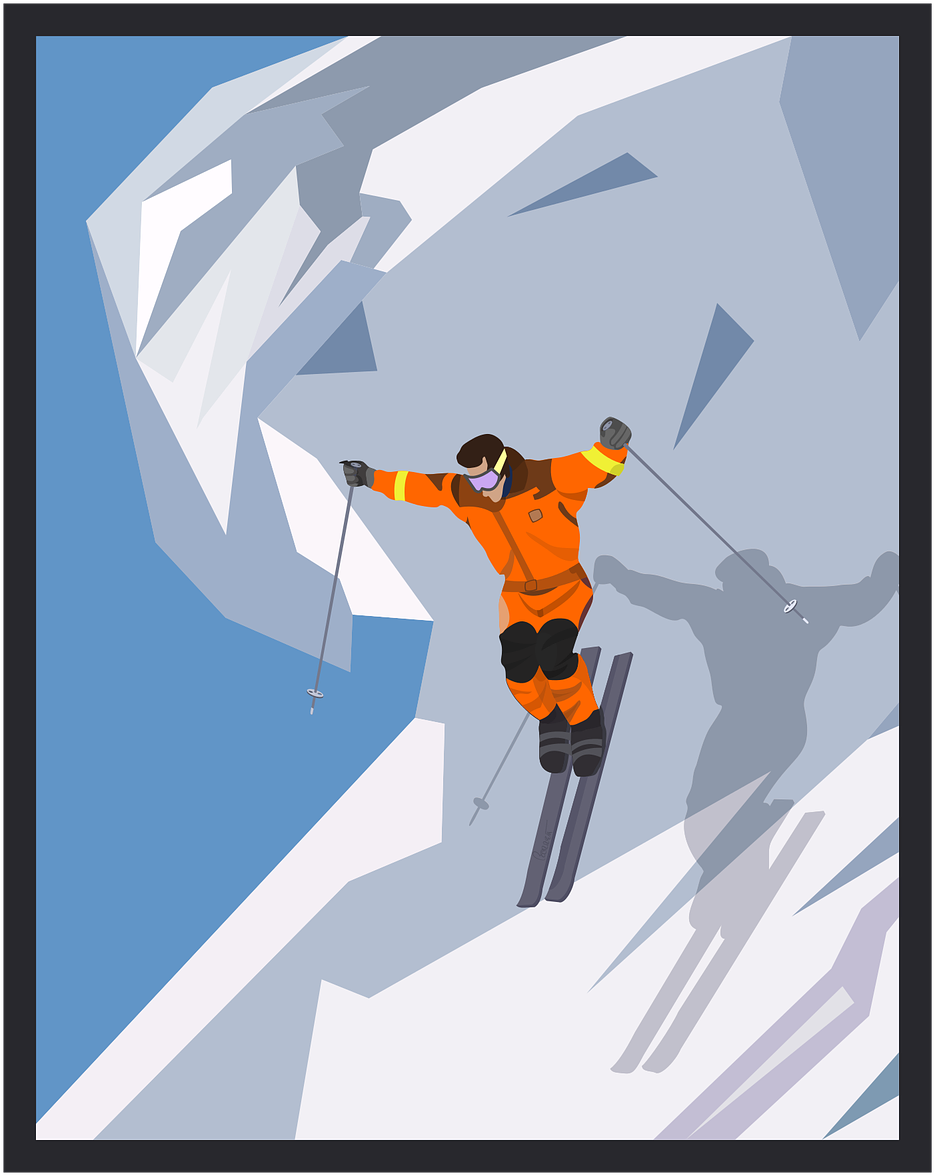 Skier Skiing Sports Winter Png Image - Skiing Drawing Transparent PNG - 1039x1280 - Free Download on - Winter Transparent PNG Free Download